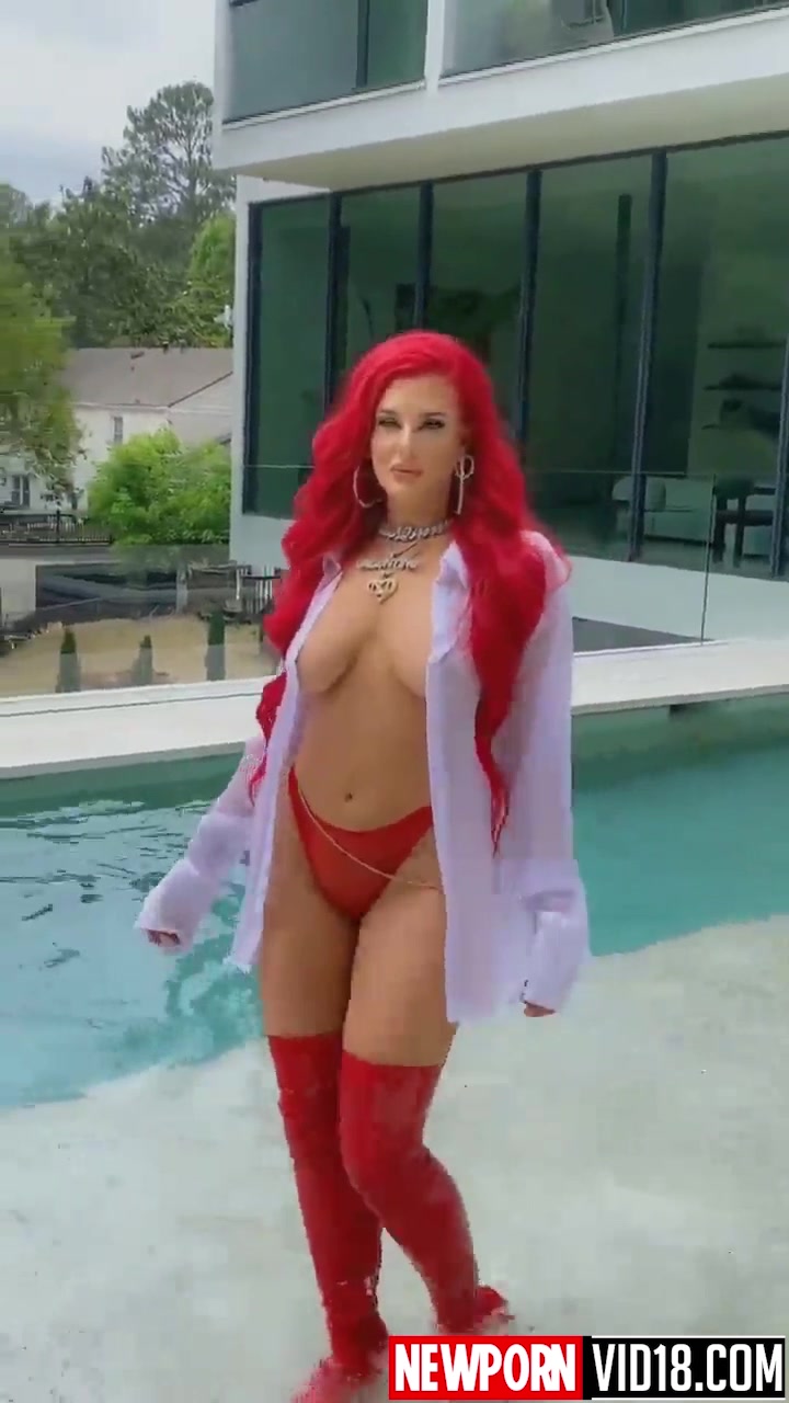 Justina Valentine nude showing off her big tits and nipples!!!
