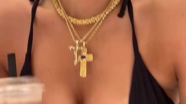 Tate McRae  video showing off her big boobs!!!