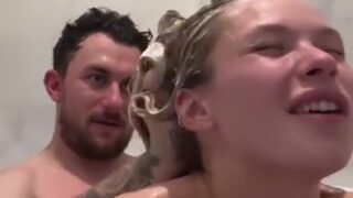 Johnny Manziel makes love to Josie Canseco in the bathtub!!!