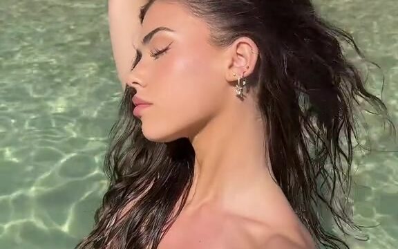 Leah Halton nude showing off her big breasts on the beach!!!