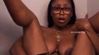 MissCarramello Masturbates Naked With Dildo