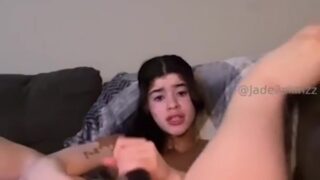 Jade2skinz Nude Masturbating With Dildo And Vibrator